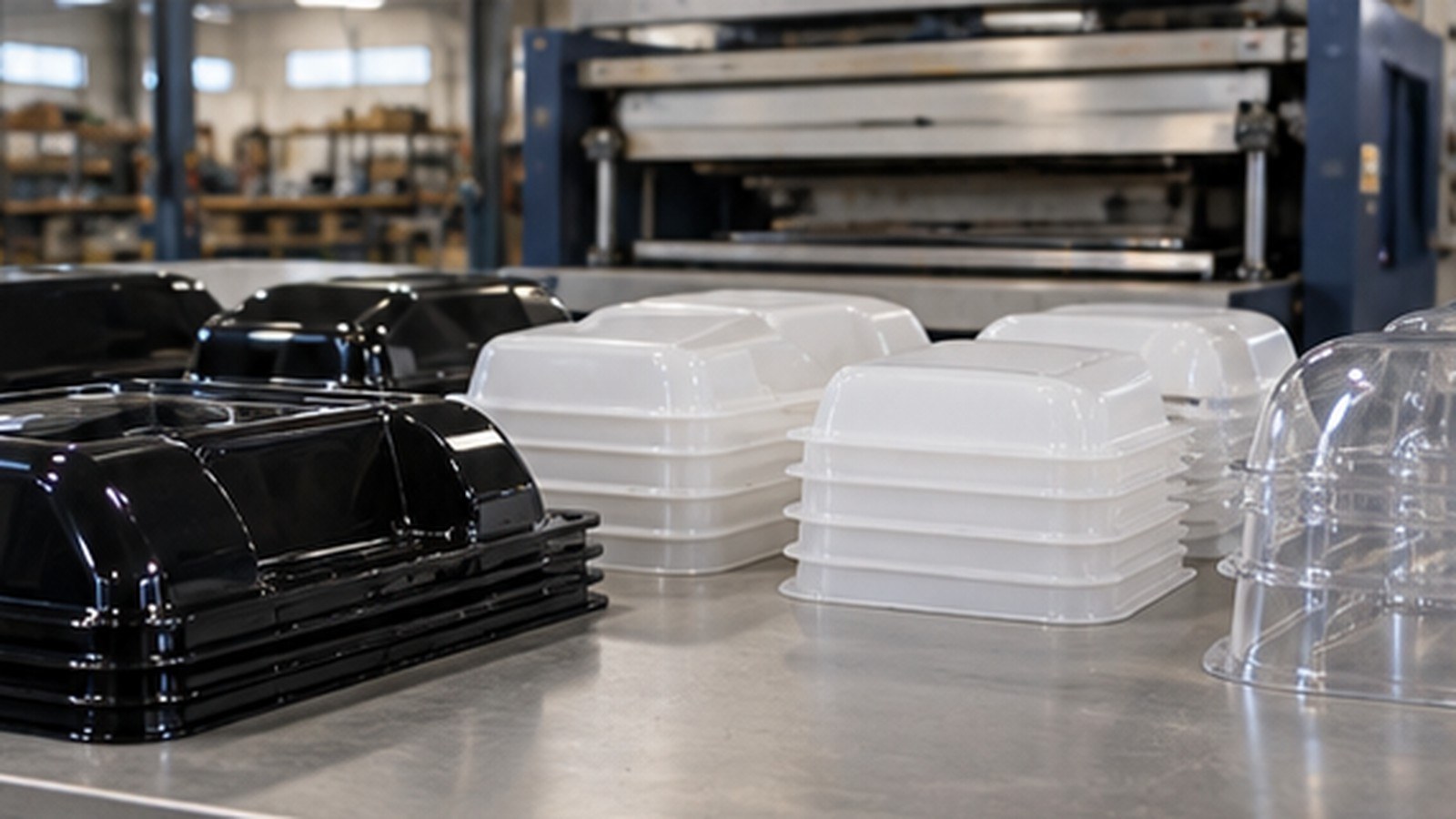 How Vacuum Forming Supports Rapid Prototyping and Low-Volume Production shown as a realistic fabrication shop hero image.